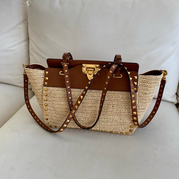 Valentino raffia tote - Picture 7 of 13
